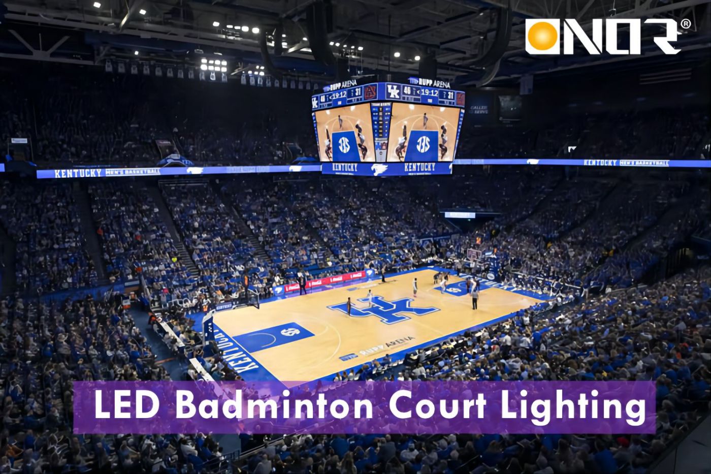 Iluminación LED da pista de baloncesto 13