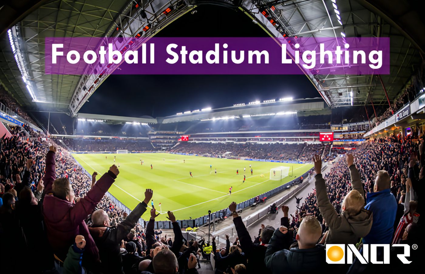 Fotbollsplan LED-belysning Gu2
