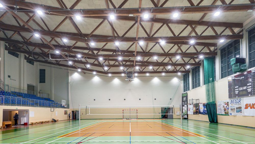 Indoor Sports en Entertainment Hall Lighting Renovation