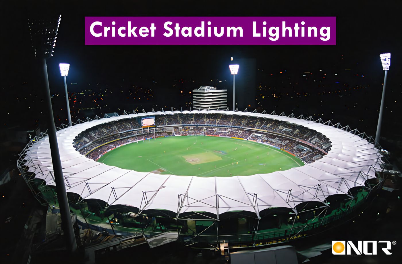 Iluminación LED de campo de cricket G2