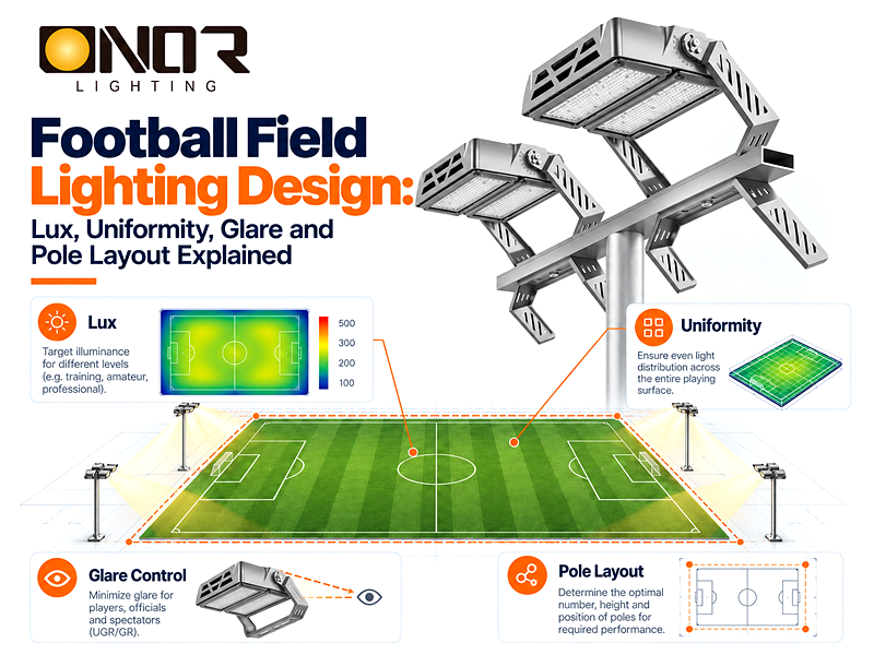 Football Field Lighting Design Lux Uniformity Glare and Pole Layout Explained (5)