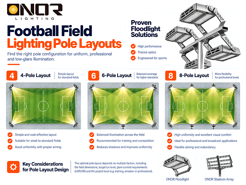 Football Field Lighting Design Lux Uniformity Glare and Pole Layout Explained (8)