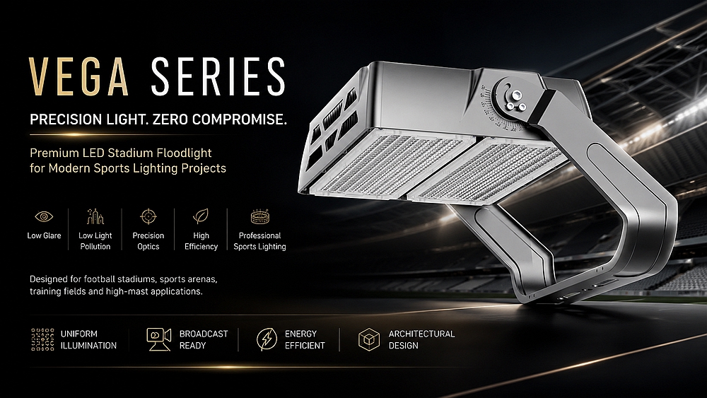 energy efficient sports field lighting, premium outdoor sports floodlight